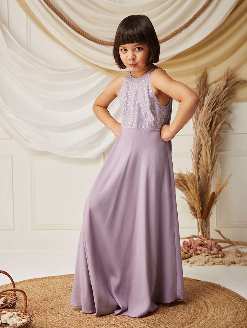 girls sequined sleeveless fit and flare dress - 22499711 -  Standard Image - 3