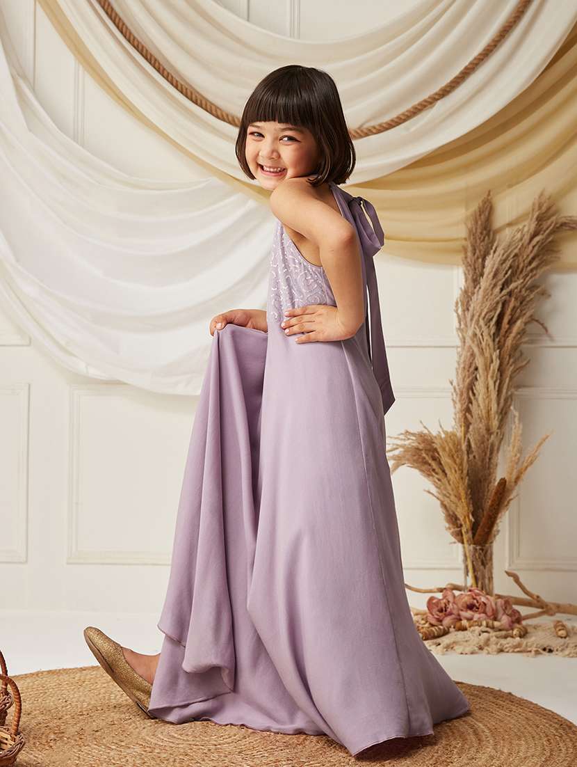 girls sequined sleeveless fit and flare dress - 22499711 -  Standard Image - 5