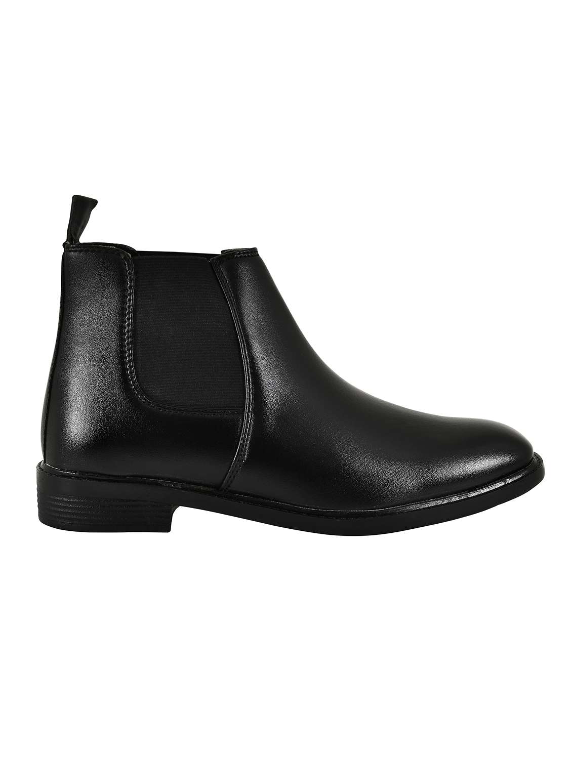 men black slip on boot - 22499728 -  Standard Image - 3