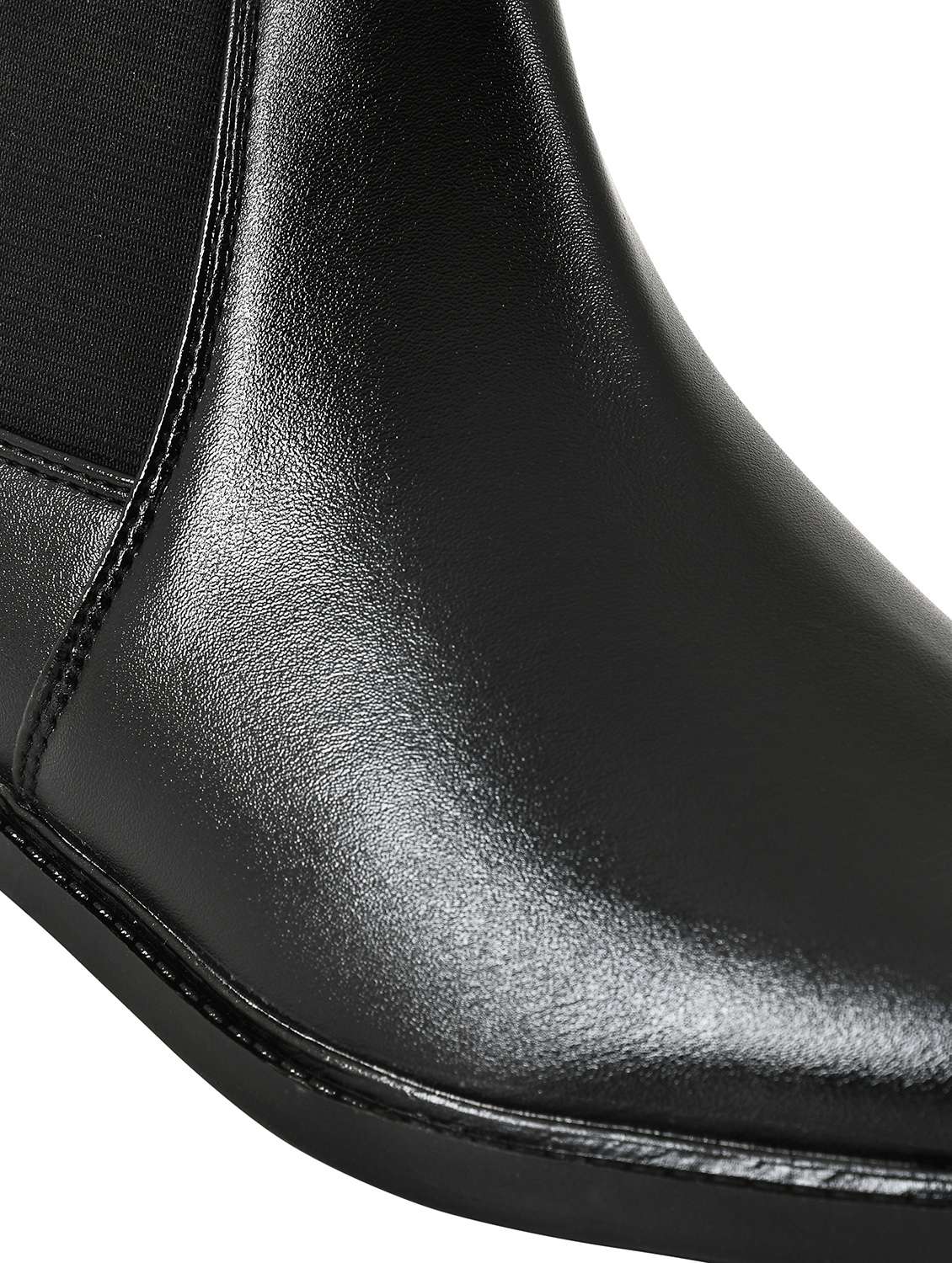 men black slip on boot - 22499728 -  Standard Image - 5