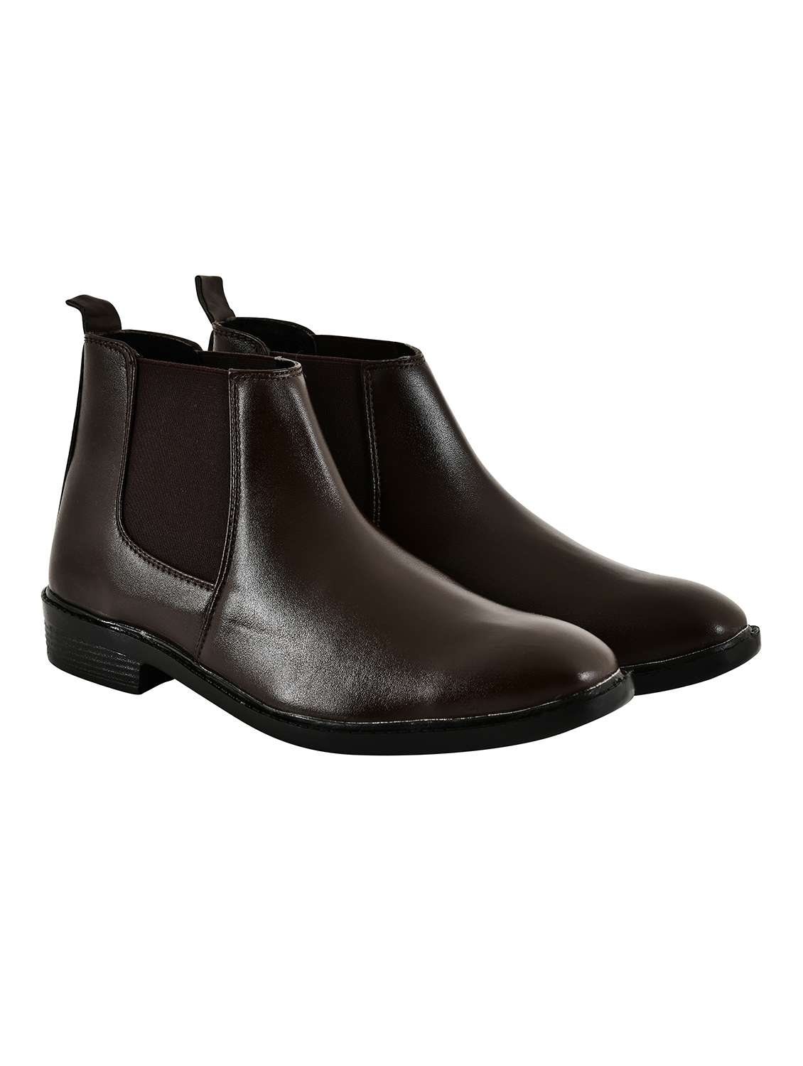men brown slip on boot