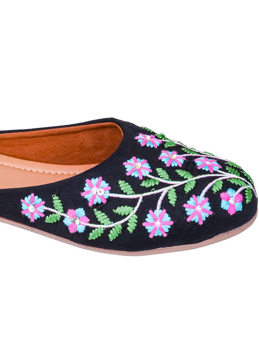 women embroidered slip on mules - 22499731 -  Standard Image - 3