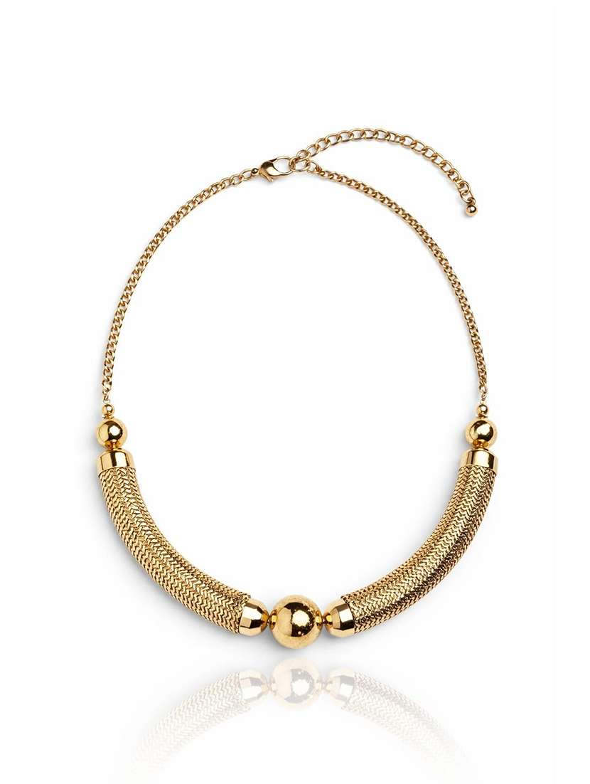 elegant textured statement choker necklace for women - 22499748 -  Standard Image - 3