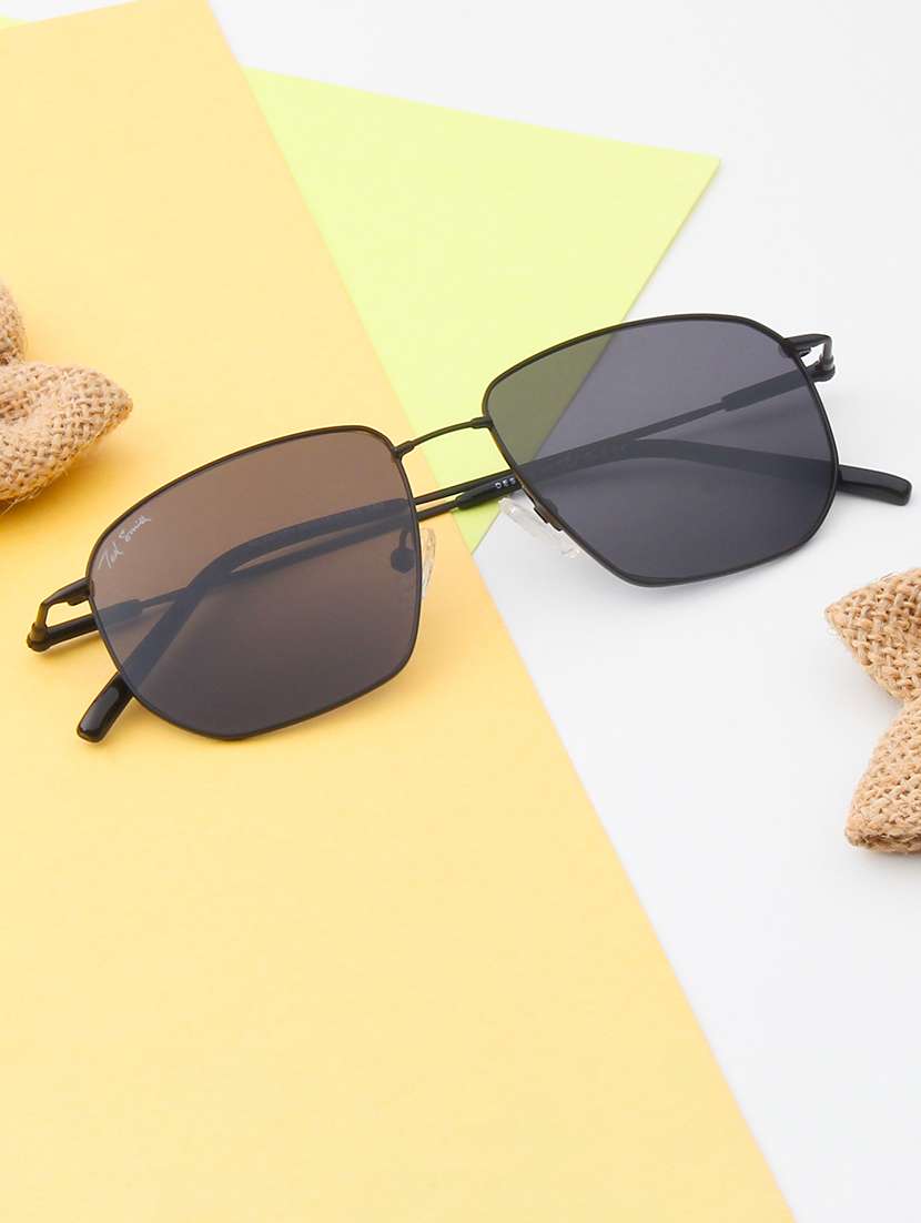 ted smith unisex green premium italian acetate sunglasses with polarized lenses.