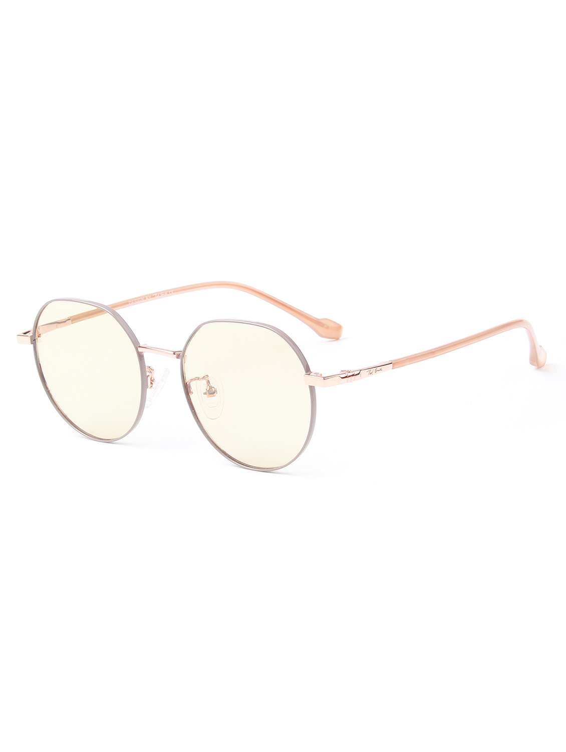 Ted Smith Unisex Clear Premium Metal Sunglasses With Polarized Lenses. - 22499912 -  Standard Image - 3