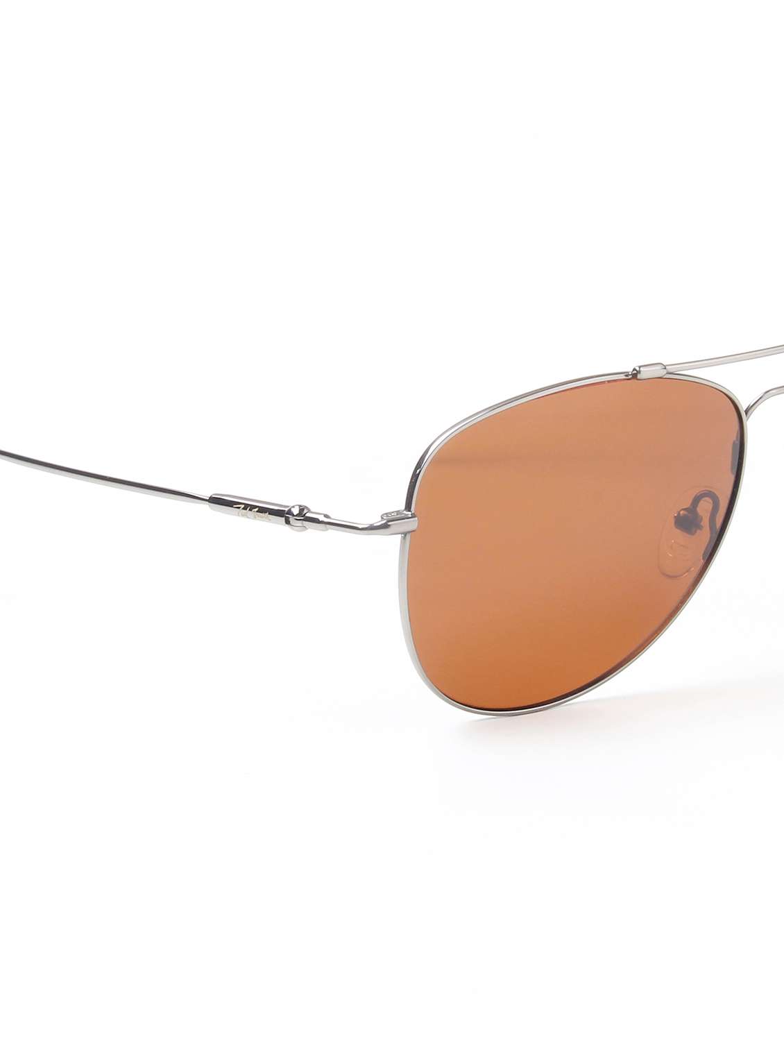 ted smith unisex aviator metal gunmetal-brown sunglasses with polarized lenses - 22500015 -  Standard Image - 5