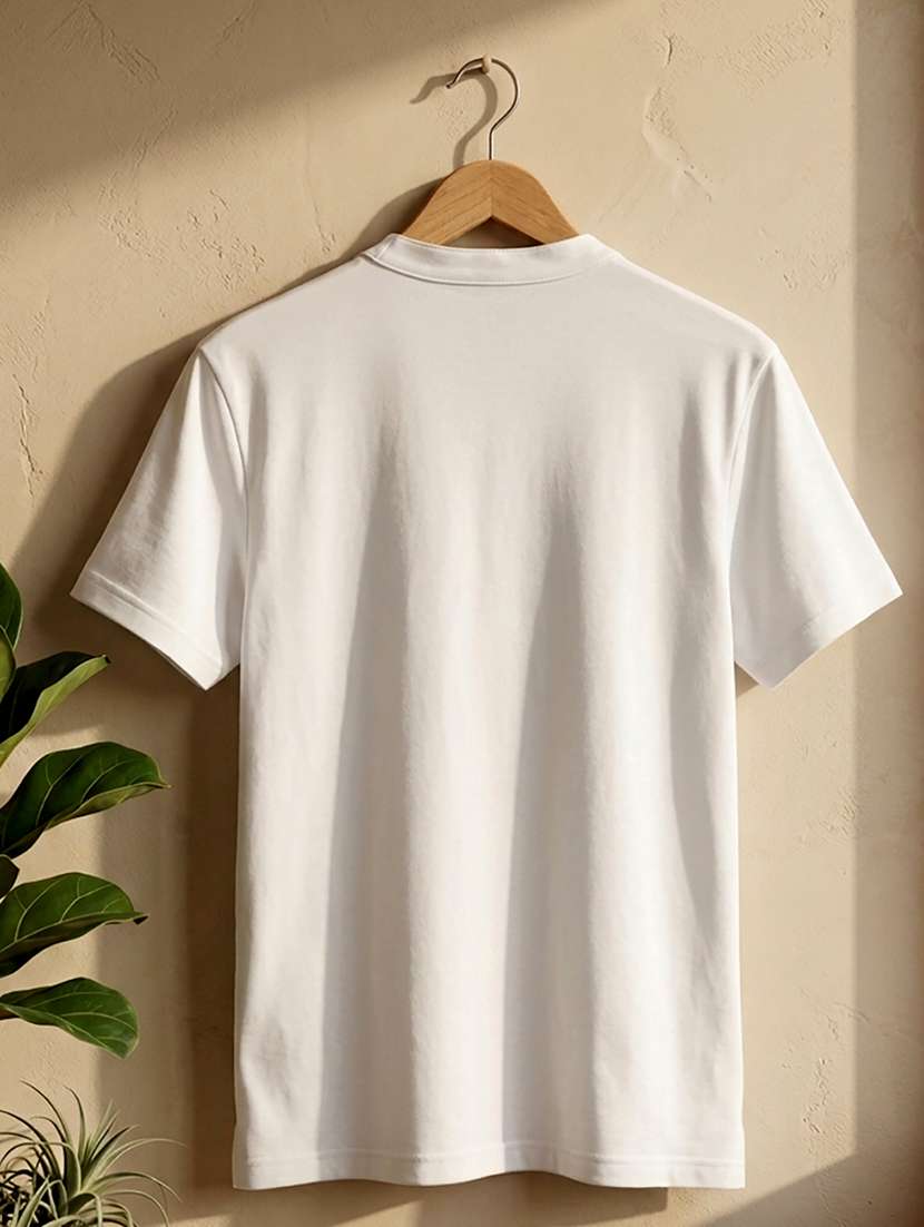 men solid short sleeve regular fit t-shirt - 22500056 -  Standard Image - 5