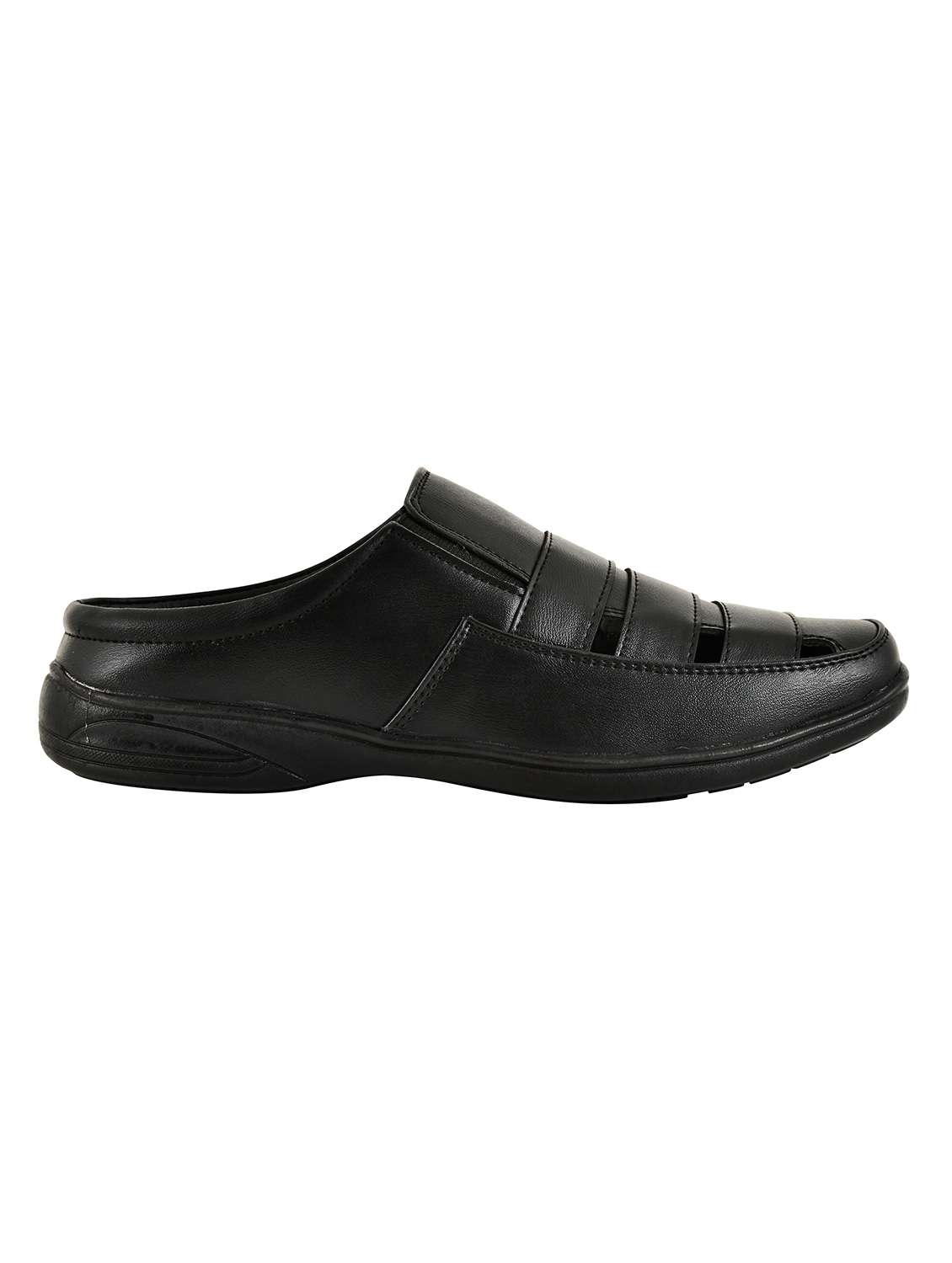 men solid slip on sandal - 22500125 -  Standard Image - 3