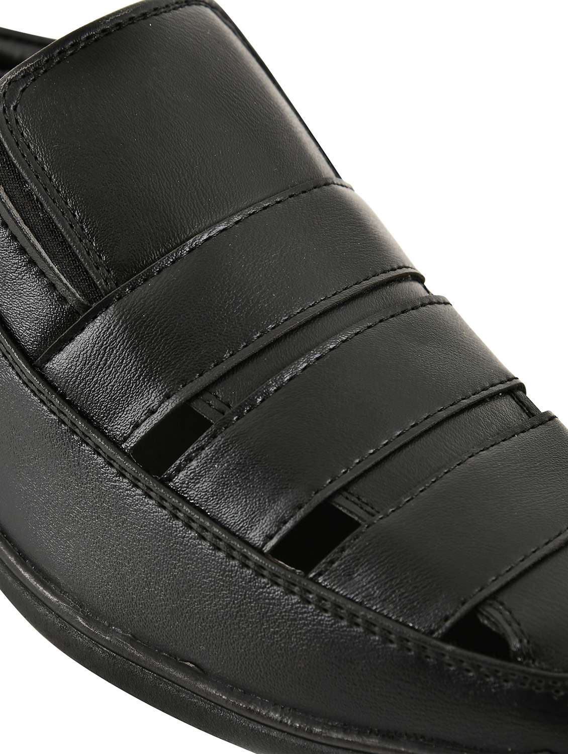 men solid slip on sandal - 22500125 -  Standard Image - 5