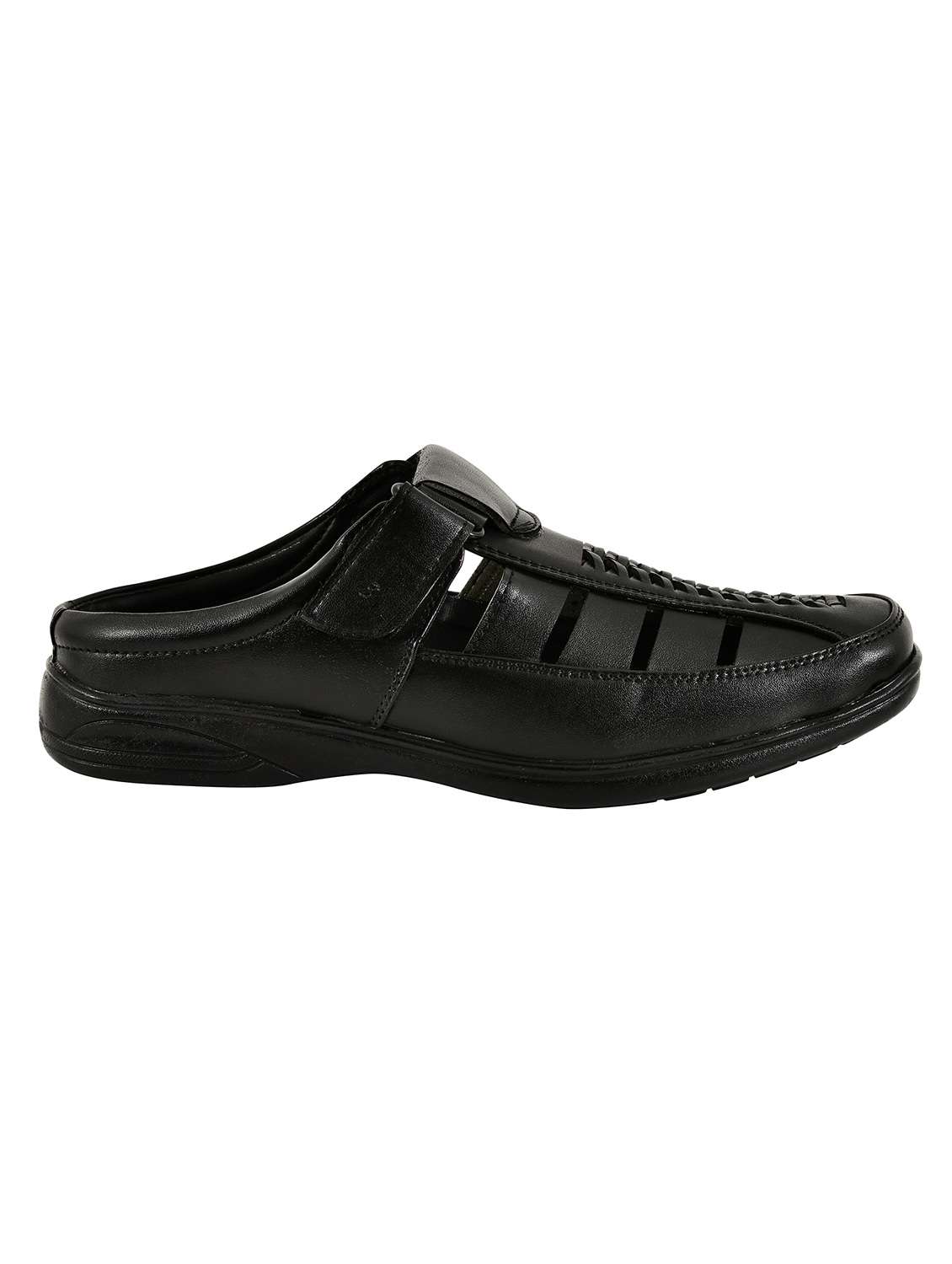men solid slip on sandal - 22500126 -  Standard Image - 3