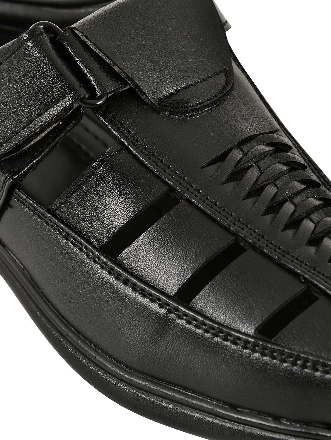men solid slip on sandal - 22500126 -  Standard Image - 5