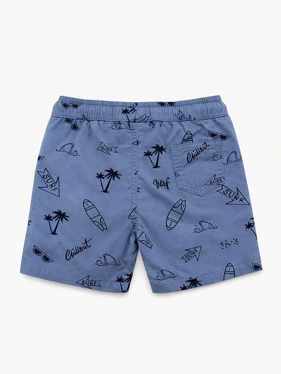 boys printed mid rise shorts - 22500173 -  Standard Image - 3
