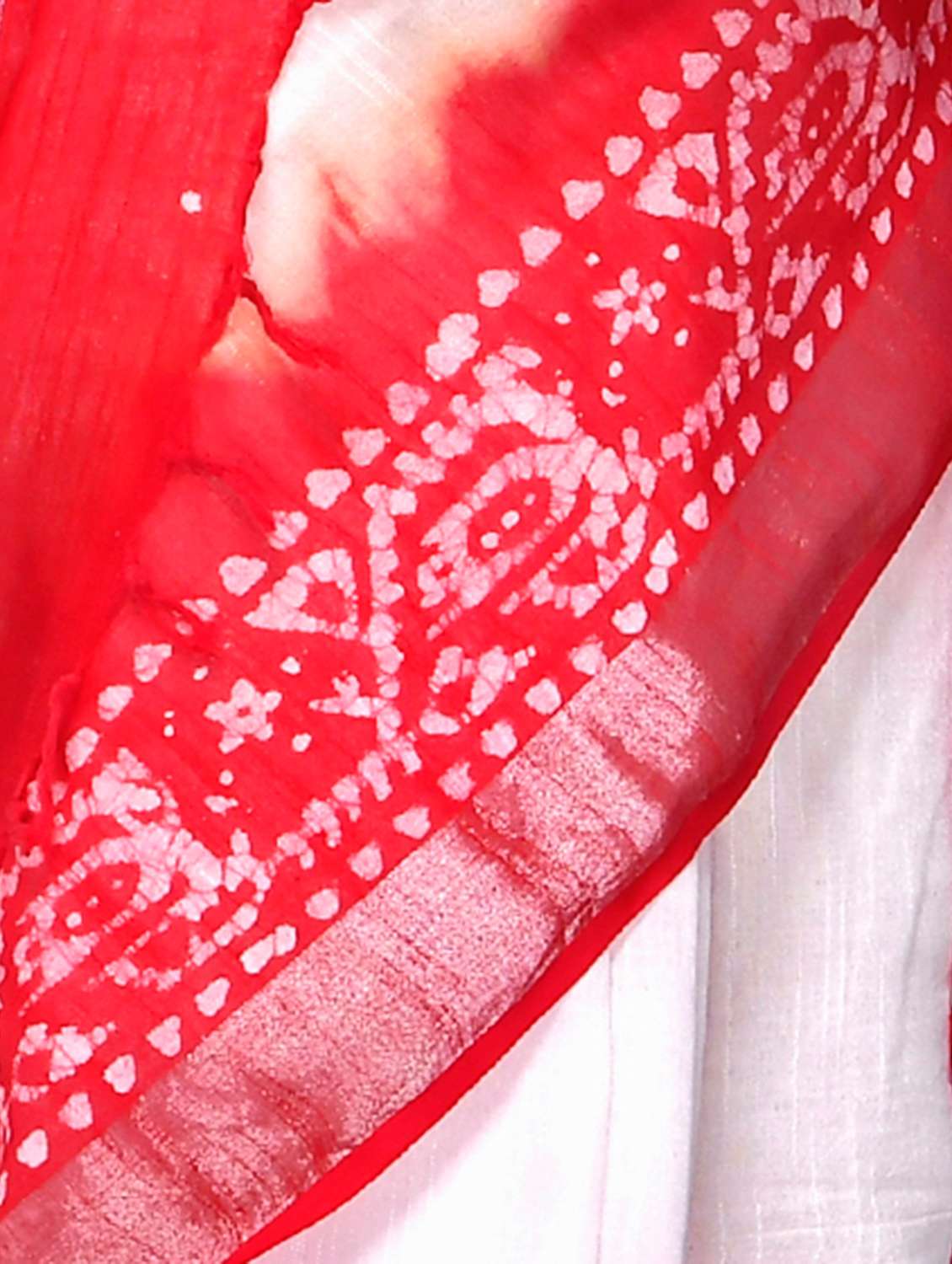 women printed handloom saree with blouse - 22500273 -  Standard Image - 3