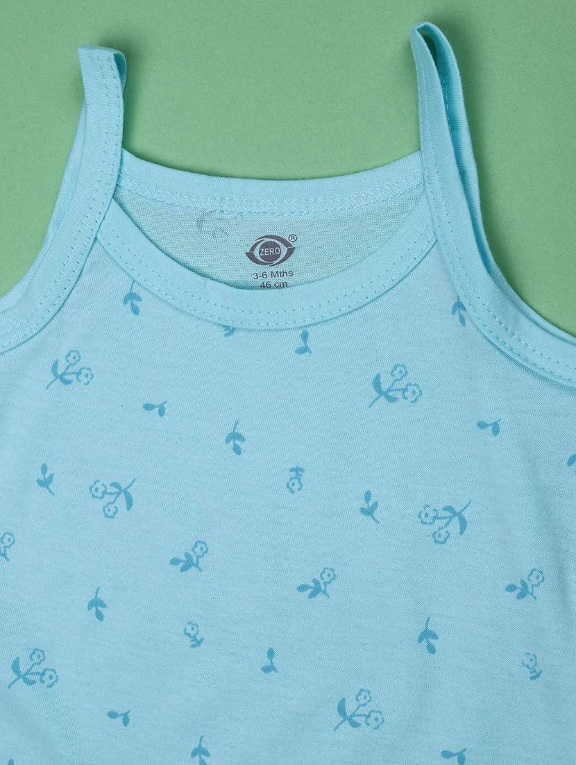 Kids Pack Of 3 Printed Sleeveless Slips - 22501414 -  Standard Image - 3
