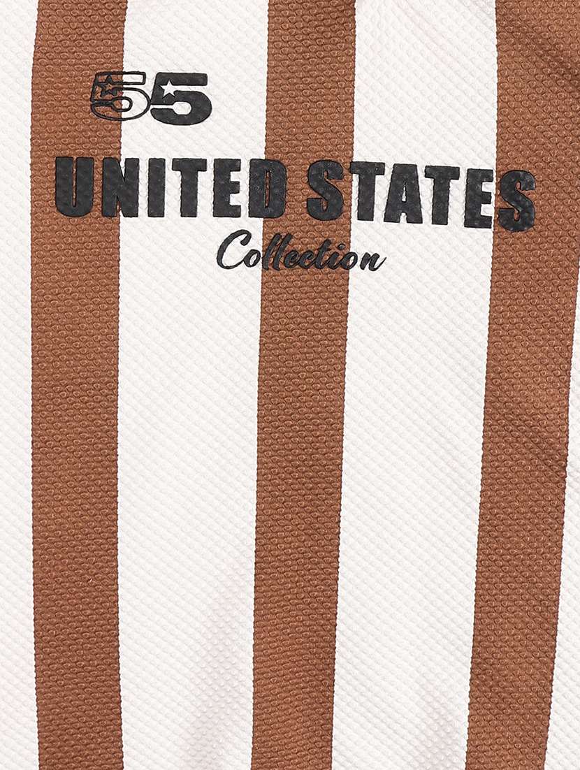 Boys Striped Short Sleeve T-shirt - 22501447 -  Standard Image - 3