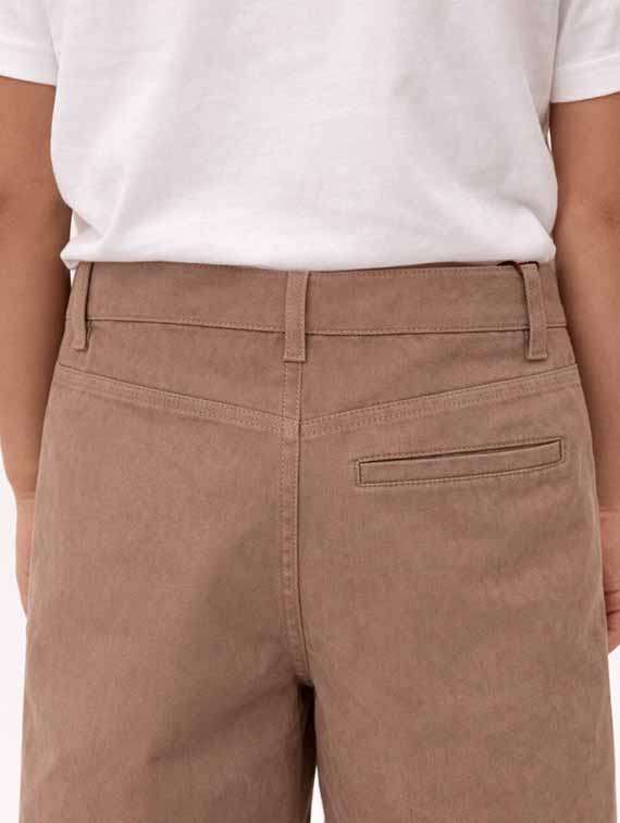 men solid mid rise slim fit trouser - 22501768 -  Standard Image - 5