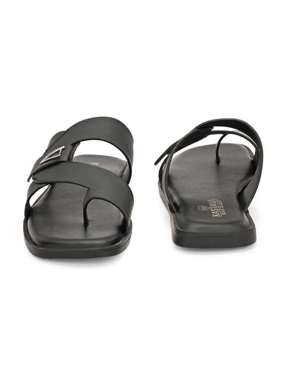 men solid one toe sandal  - 22502103 -  Standard Image - 3