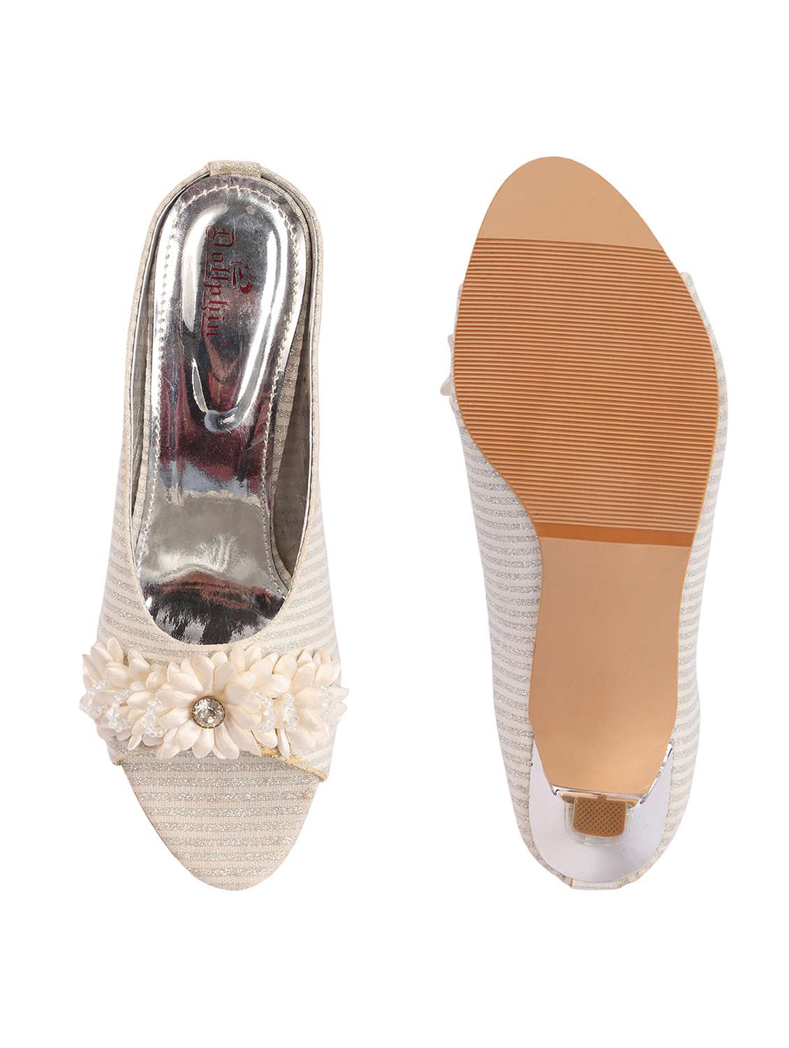 women embellished slip on sandal - 22502171 -  Standard Image - 3