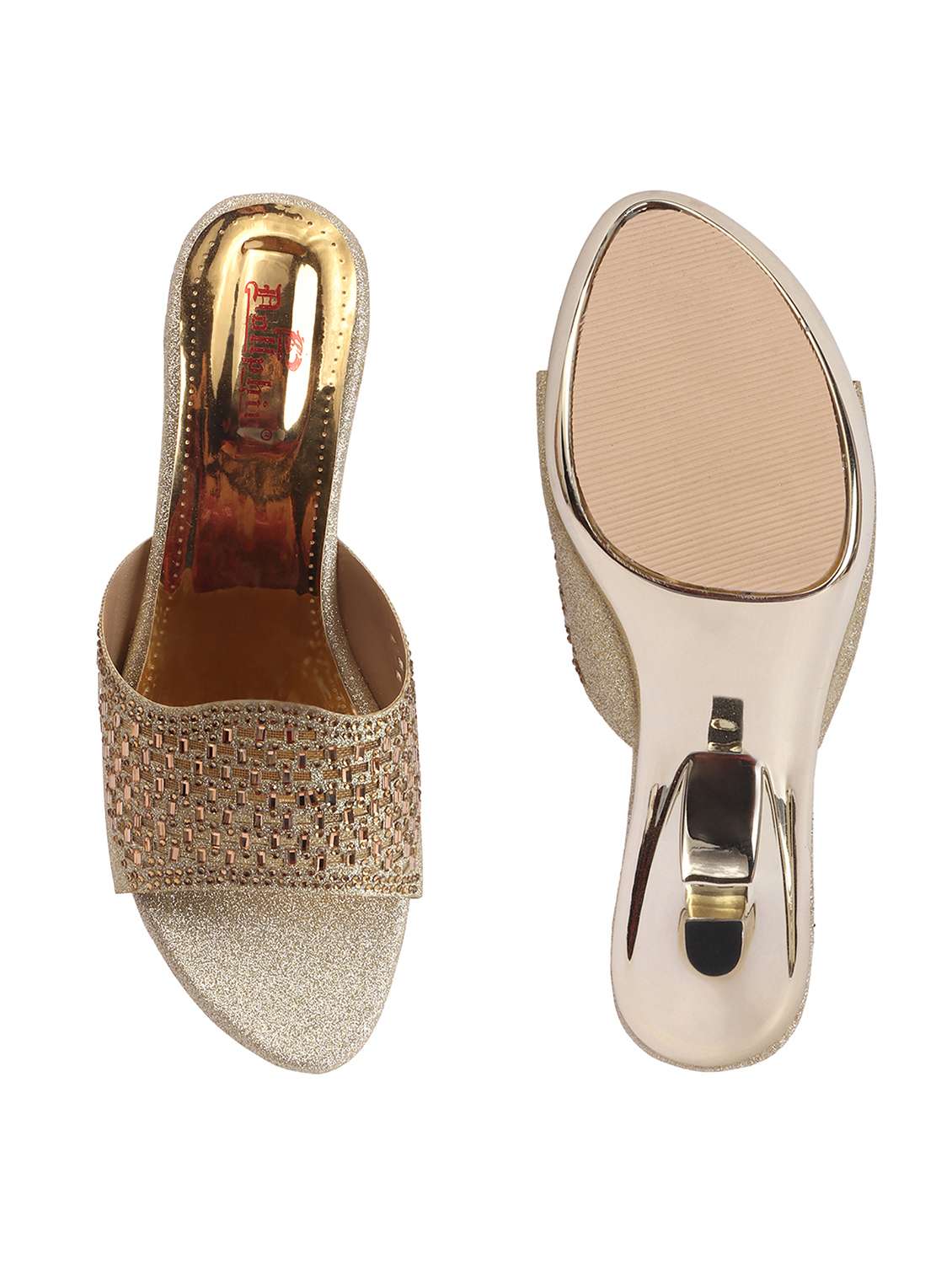 women embellished slip on sandal - 22502174 -  Standard Image - 3