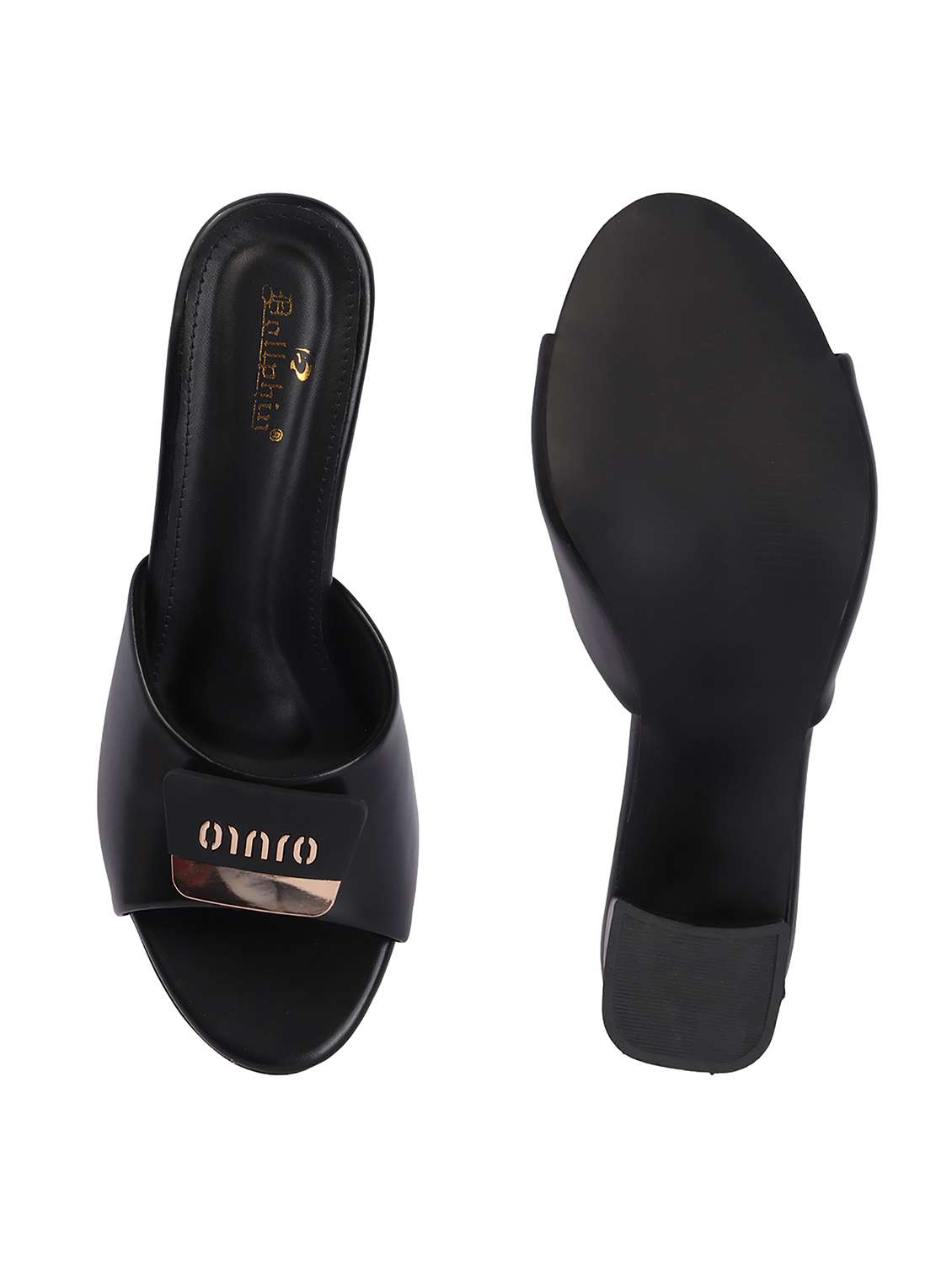 women black slip on sandal - 22502175 -  Standard Image - 3