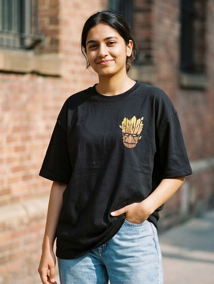 women graphic short sleeve oversized t-shirt