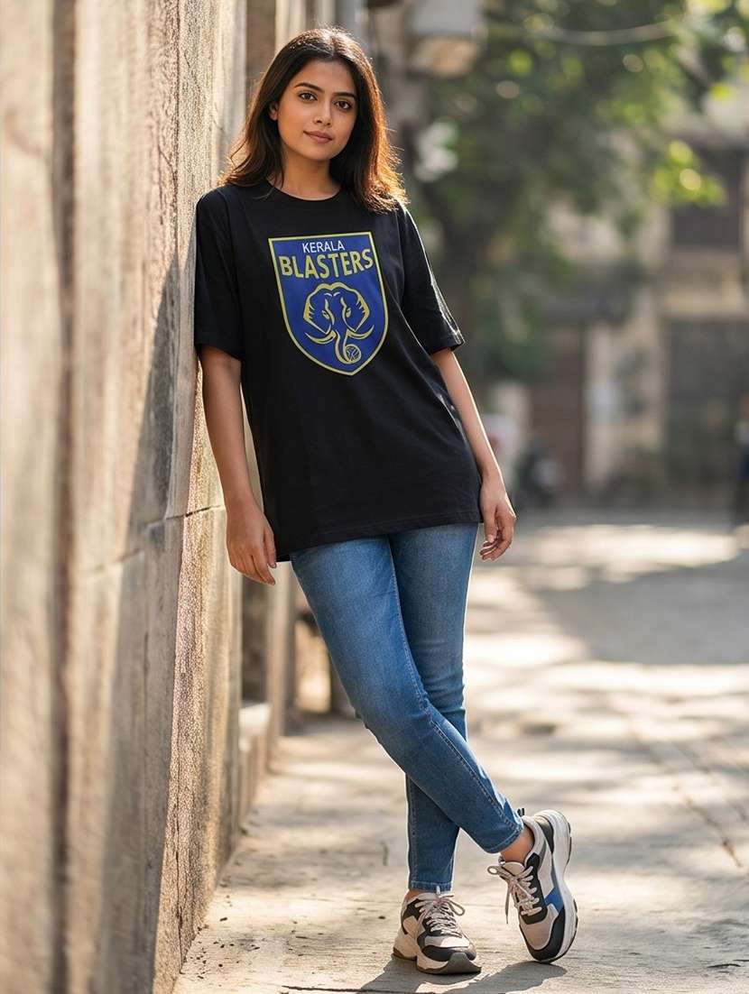 women front print short sleeve oversized t-shirt - 22502485 -  Standard Image - 3
