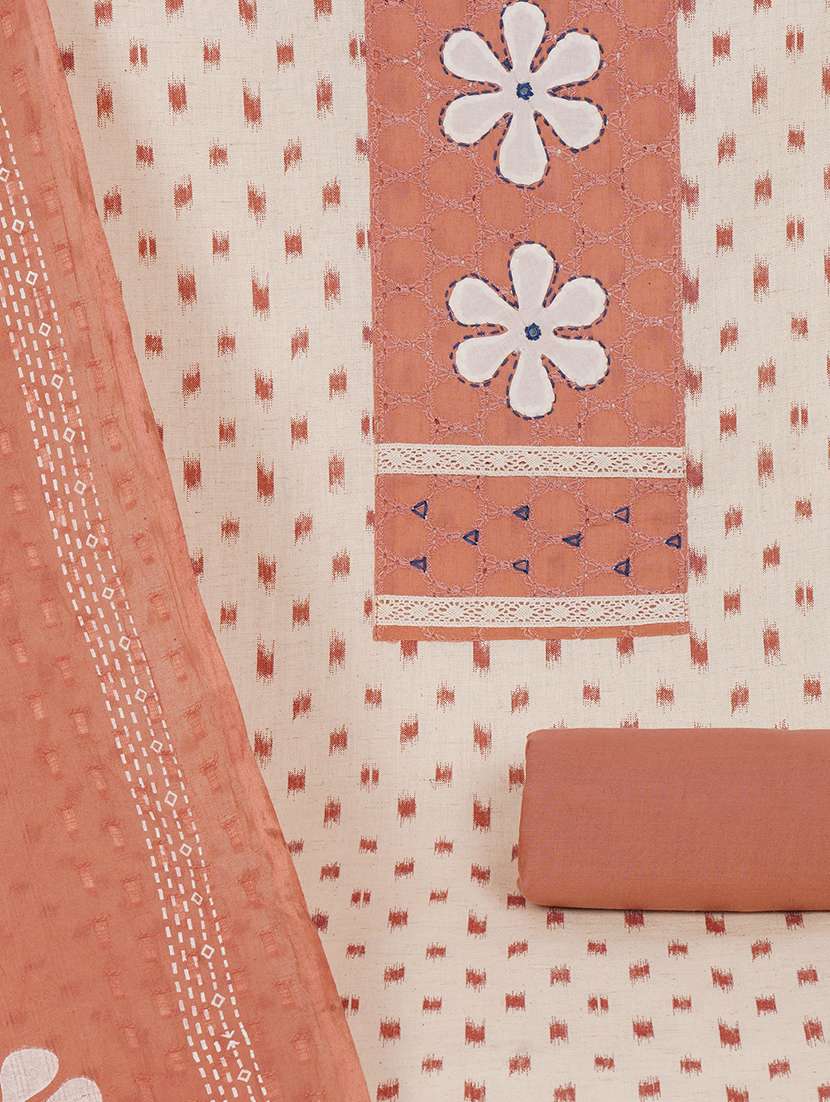 Women Self Design Unstitched Suit Set - 22502603 -  Standard Image - 5