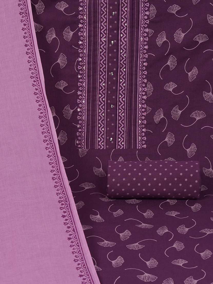 women printed unstitched suit set - 22502609 -  Standard Image - 5