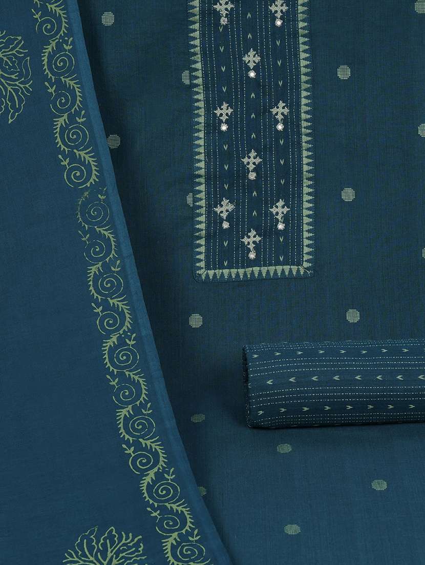 women self design unstitched suit set - 22502611 -  Standard Image - 5