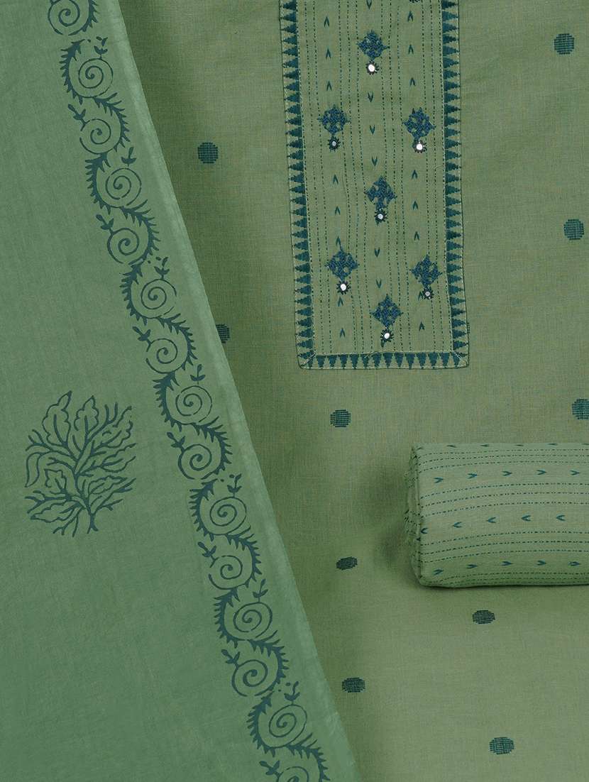 women self design unstitched suit set - 22502612 -  Standard Image - 5
