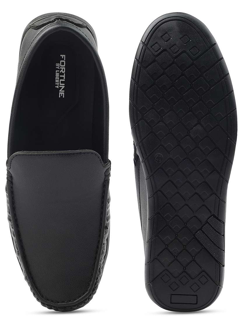 men black slip on loafer - 22502644 -  Standard Image - 5