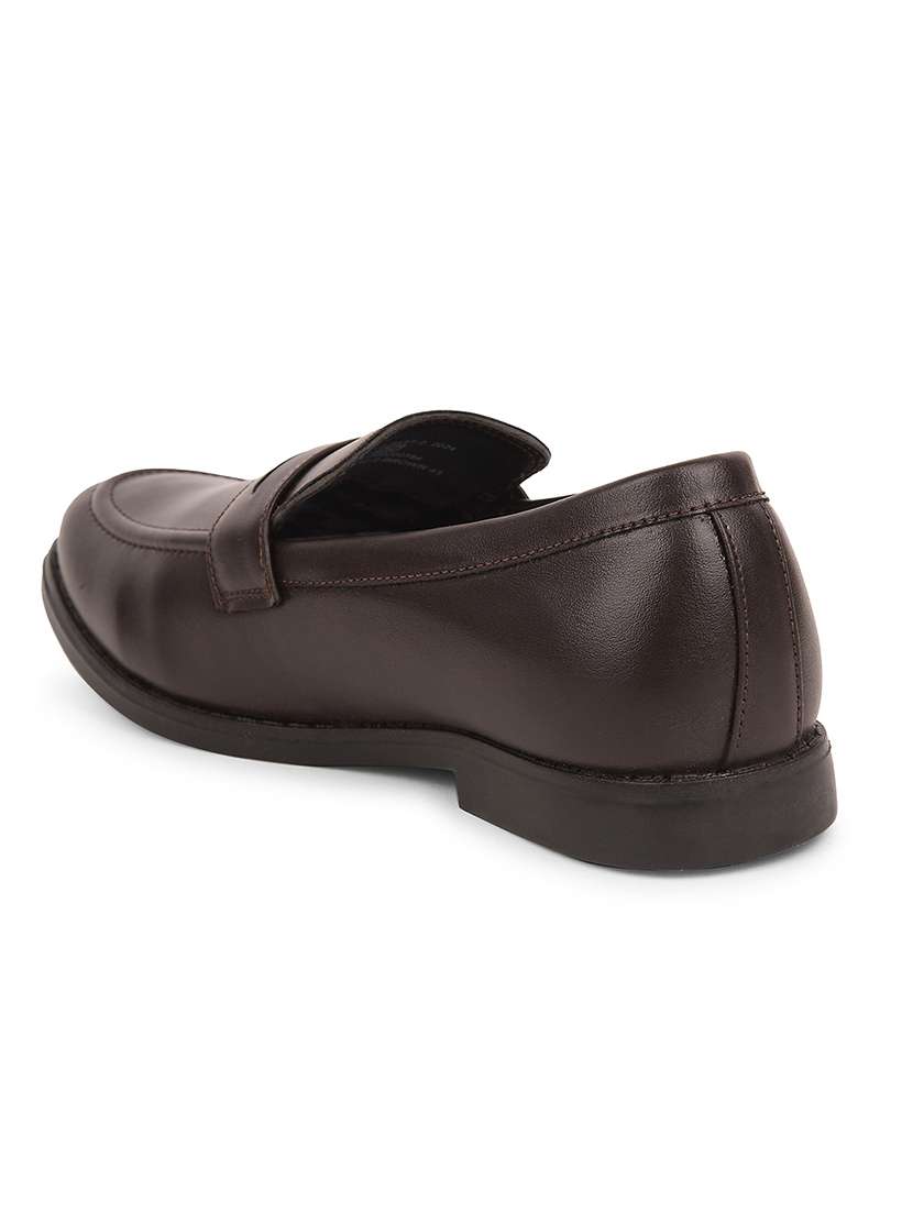 men brown slip on loafer - 22502648 -  Standard Image - 3