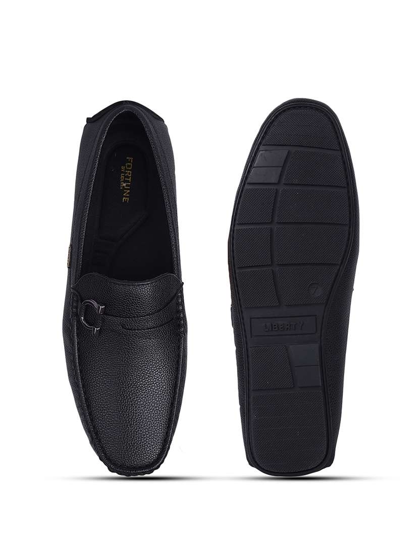 men black slip on loafer - 22502649 -  Standard Image - 5