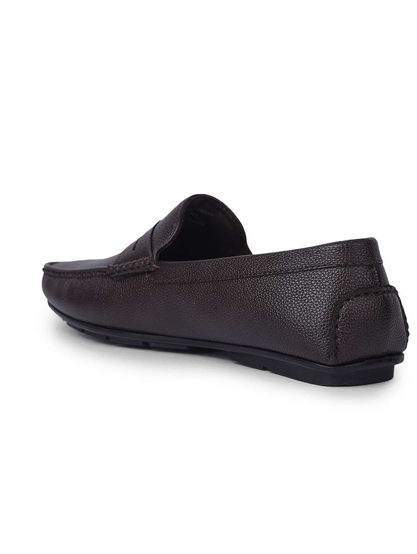 men brown slip on loafer - 22502650 -  Standard Image - 3