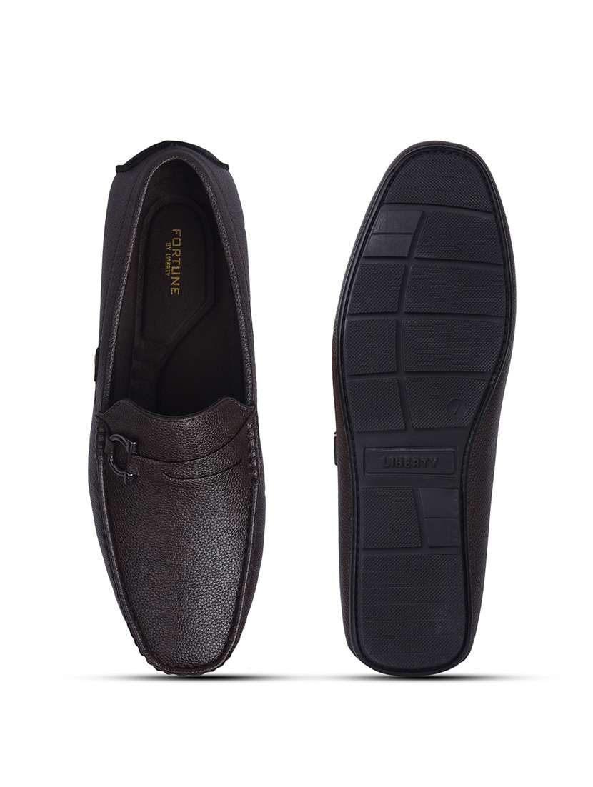men brown slip on loafer - 22502650 -  Standard Image - 5