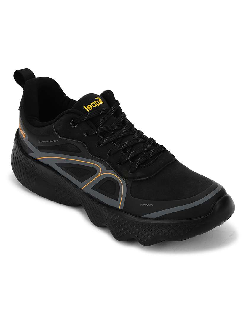 men black lace up sport shoe