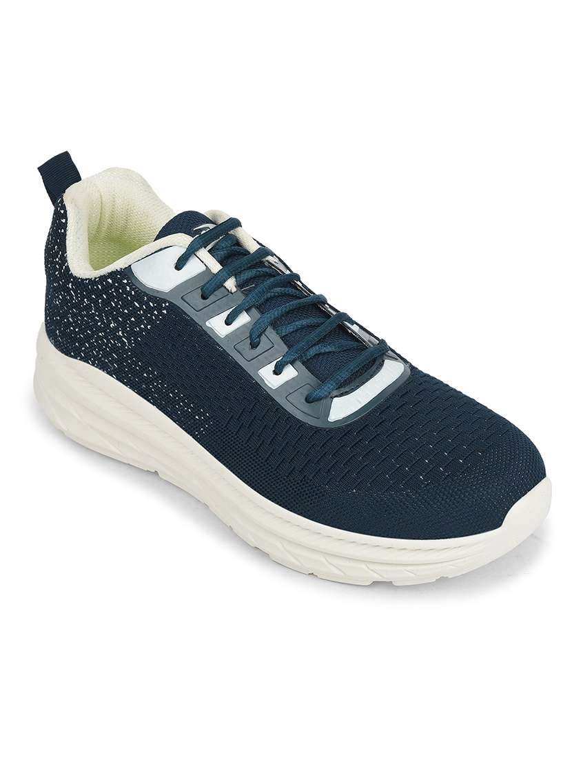 men teal slip on sport shoe