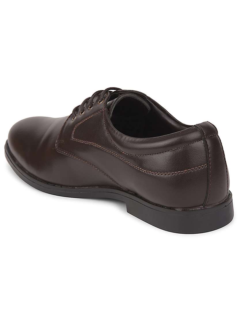 men brown lace-up derby - 22502702 -  Standard Image - 3