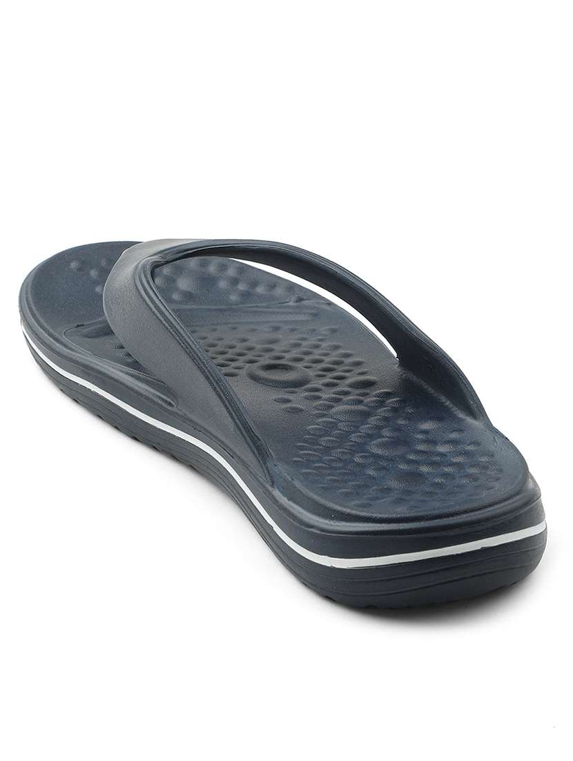 men blue toe separator slipper - 22502706 -  Standard Image - 3