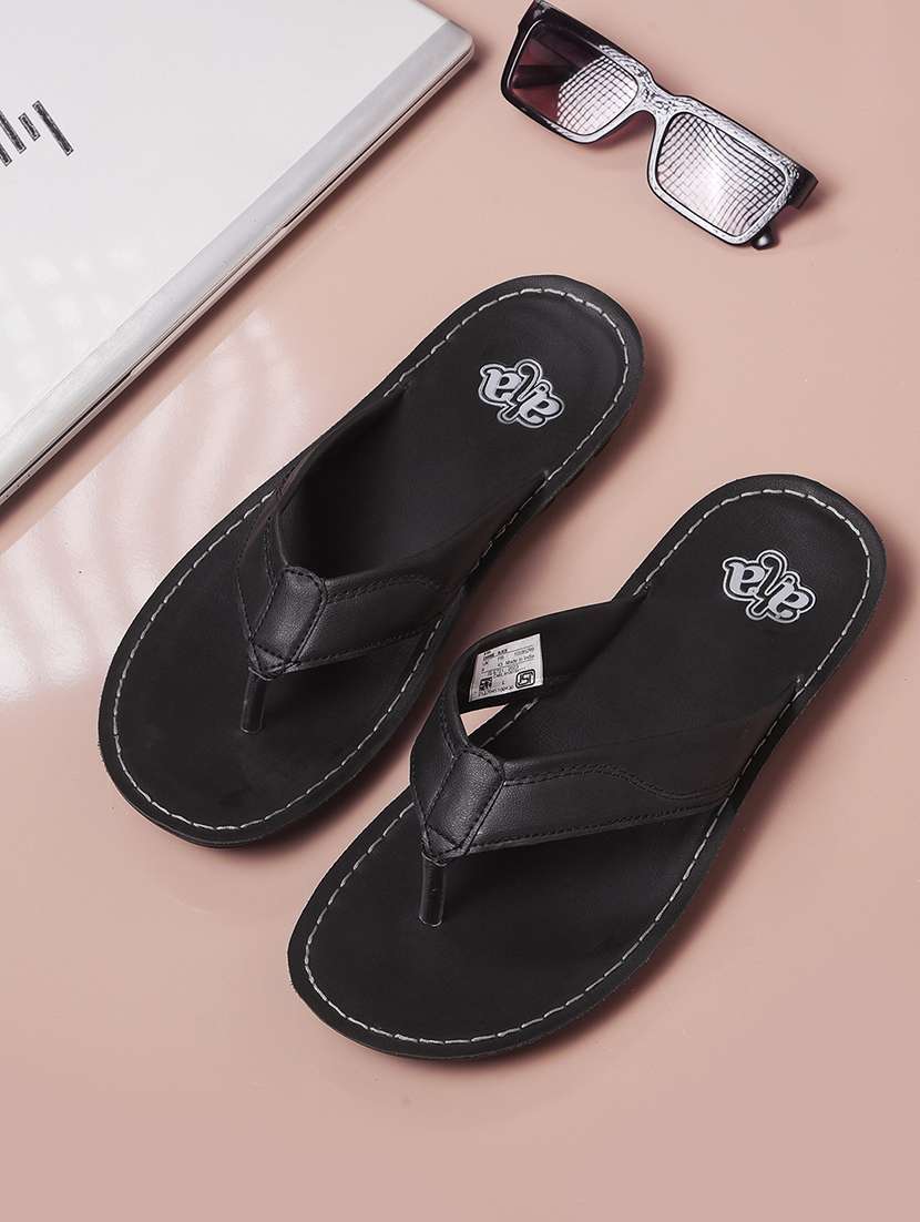 men black toe separator flip flop