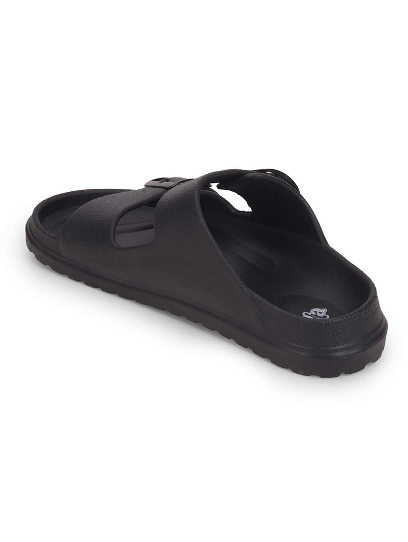 men black slip on slider - 22502709 -  Standard Image - 3
