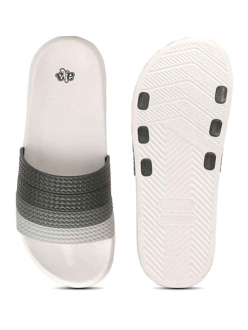 men color block slip on slider - 22502719 -  Standard Image - 5