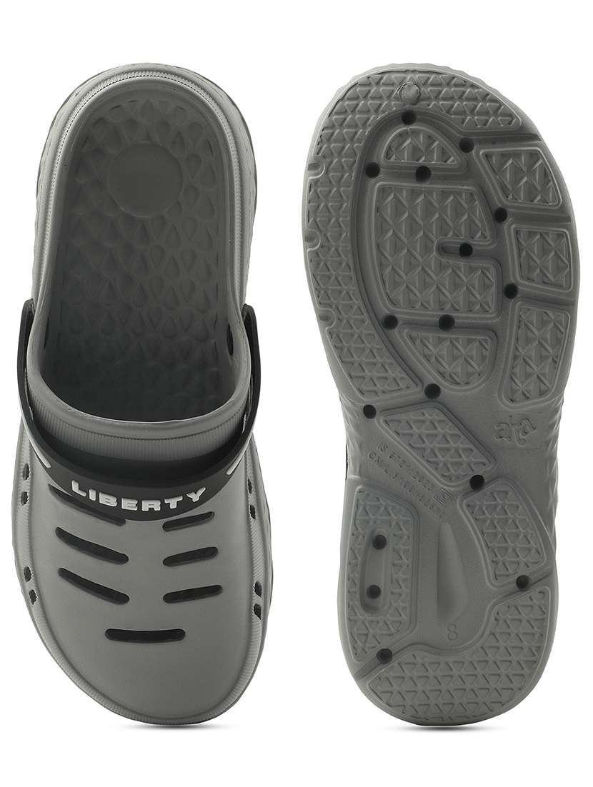 men grey slip on clog - 22502720 -  Standard Image - 5