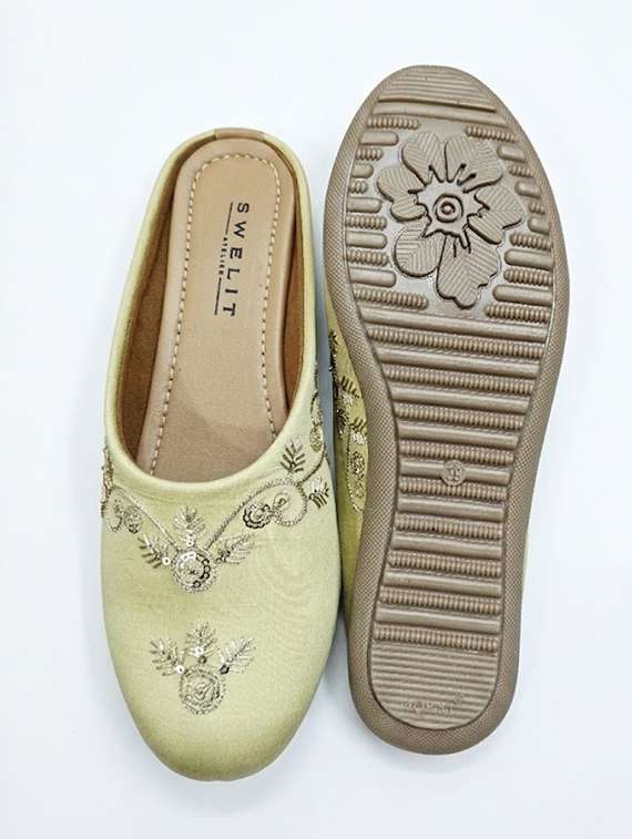 women embroidered slip on mules - 22502780 -  Standard Image - 3