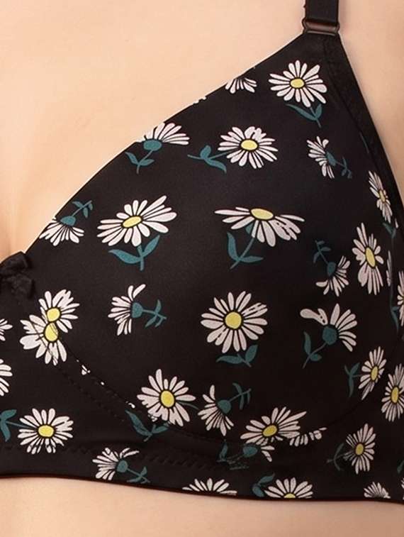 women floral printed push up bra - 22502861 -  Standard Image - 3