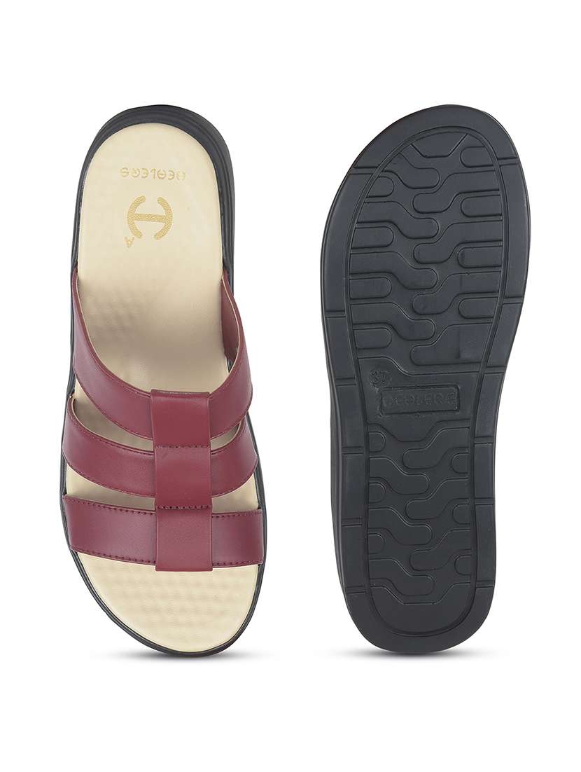 women solid slip on wedges - 22503459 -  Standard Image - 5