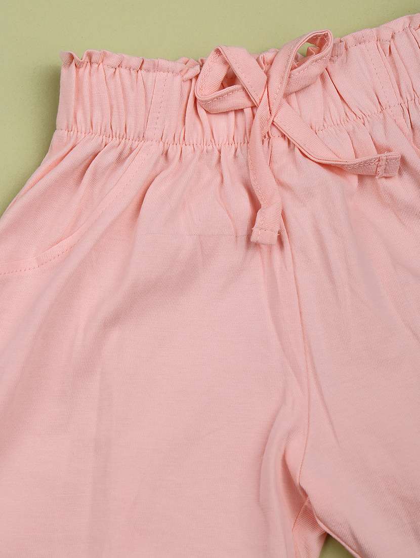 girls pack of 2 solid mid rise shorts - 22503606 -  Standard Image - 3