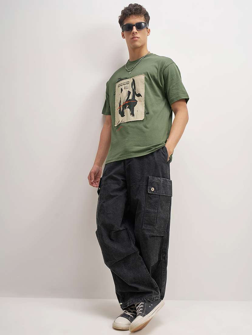 men printed short sleeve regular fit t-shirt - 22503660 -  Standard Image - 5