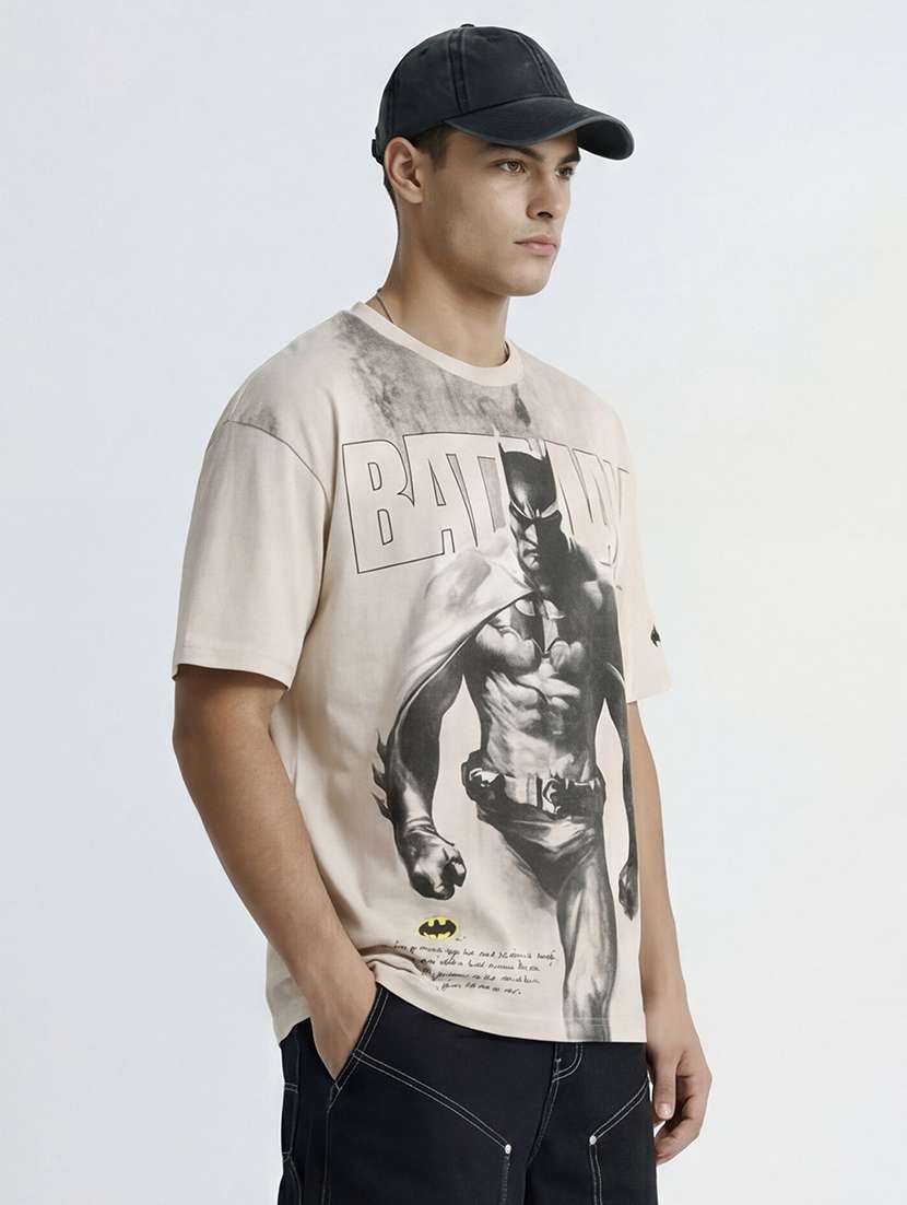 men printed short sleeve oversized t-shirt - 22503666 -  Standard Image - 3