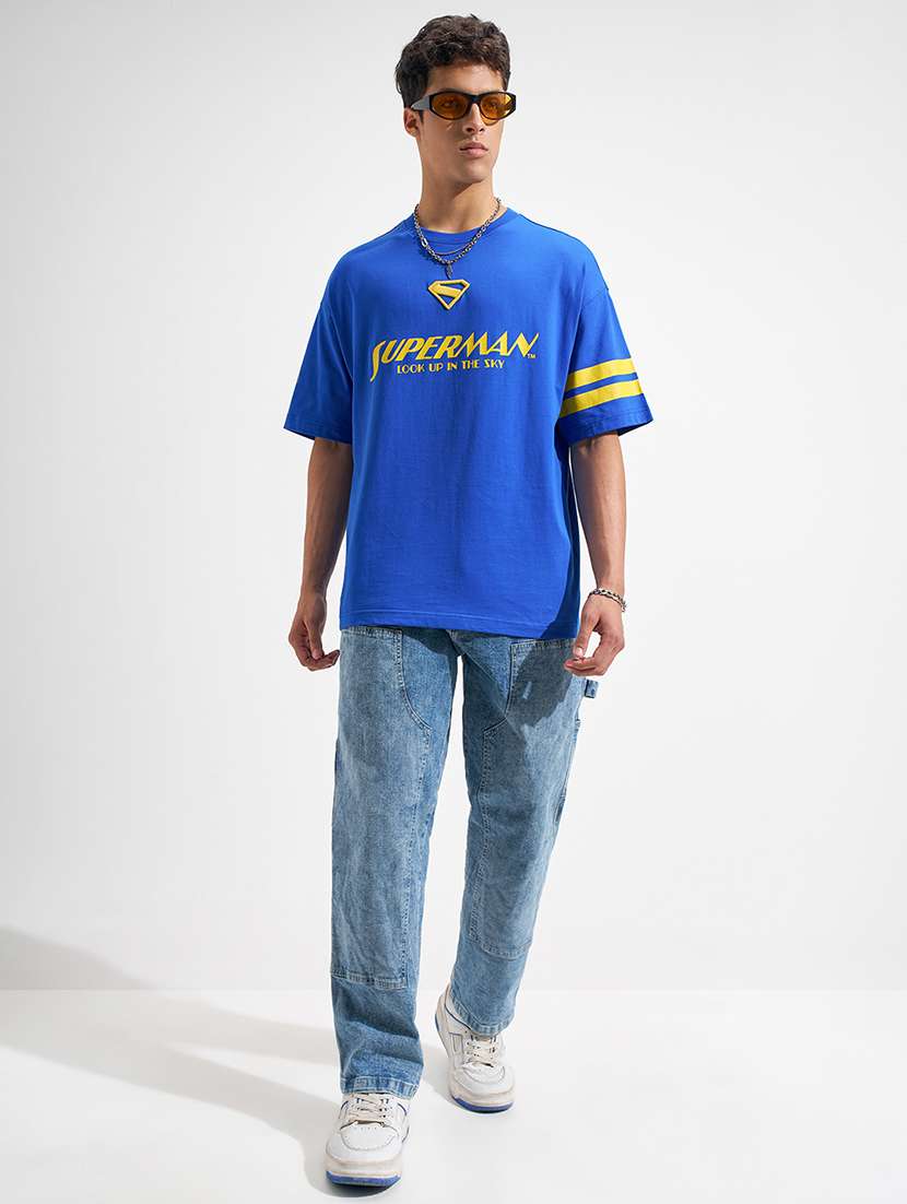 men printed short sleeve oversized t-shirt - 22503669 -  Standard Image - 5